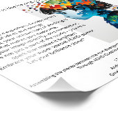 Anders OsbornePhD* Postive ADHD Attributes Poster (Ecke)