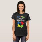 Anders sehen Autismus-Bewusstsein T-Shirt (Vorne ganz)