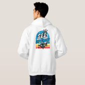 Anders Sehen Retro Grafik Hoodie (Schwarz voll)
