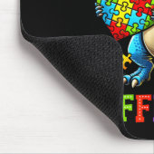 Anders Sein Dinosaurier Autismus-Bewusstsein Kinde Mousepad (Ecke)