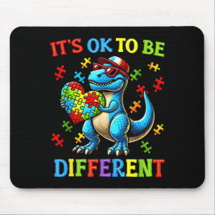 Anders Sein Dinosaurier Autismus-Bewusstsein Kinde Mousepad