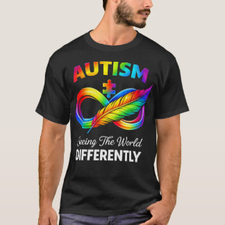Anders sieht die Welt Autismus-Bewusstsein T-Shirt