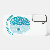 Anders verkabelt - Gehirn mit elektronischer Verka Samsung Galaxy Hülle (Rückseite (Horizontal))