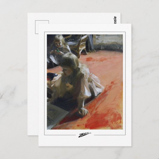 Anders Zorn #11 - Fine Art Postcard Postkarte (Vorne/Hinten)