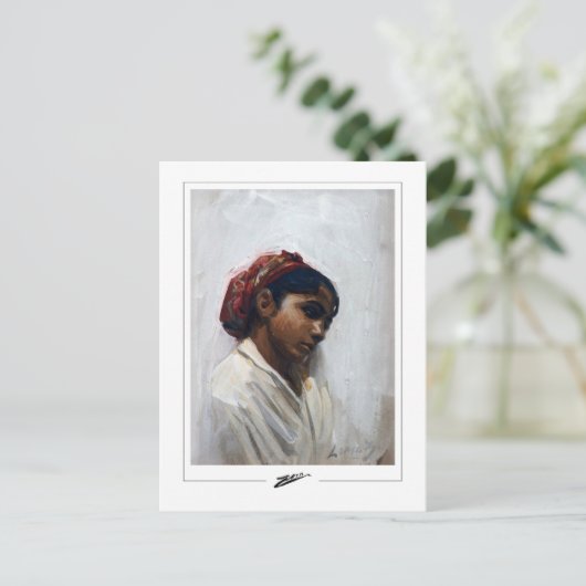 Anders Zorn #135 - Fine Art Postcard Postkarte (Stehend Vorderseite)