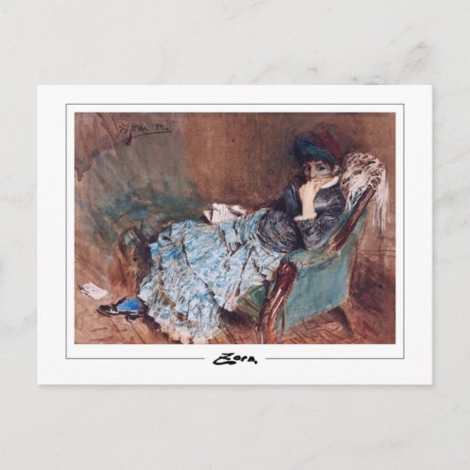 Anders Zorn #163 - Fine Art Postcard Postkarte (Vorderseite)