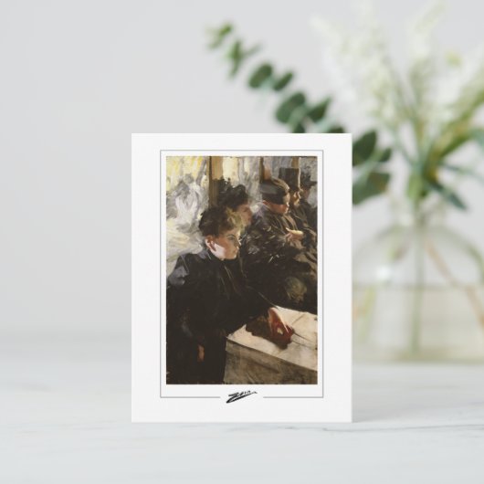Anders Zorn #217 - Fine Art Postcard Postkarte (Stehend Vorderseite)