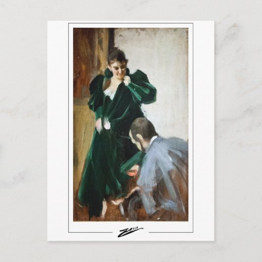 Anders Zorn #231 - Fine Art Postcard Postkarte (Vorderseite)
