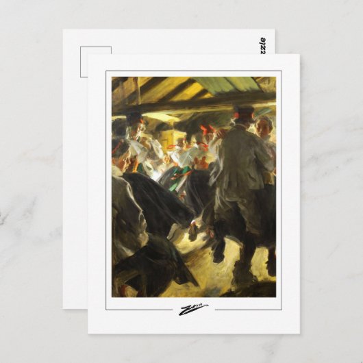 Anders Zorn #269 - Fine Art Postcard Postkarte (Vorne/Hinten)