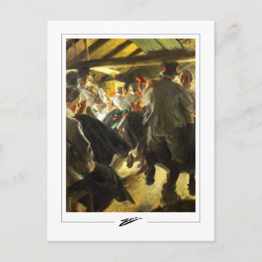 Anders Zorn #269 - Fine Art Postcard Postkarte (Vorderseite)