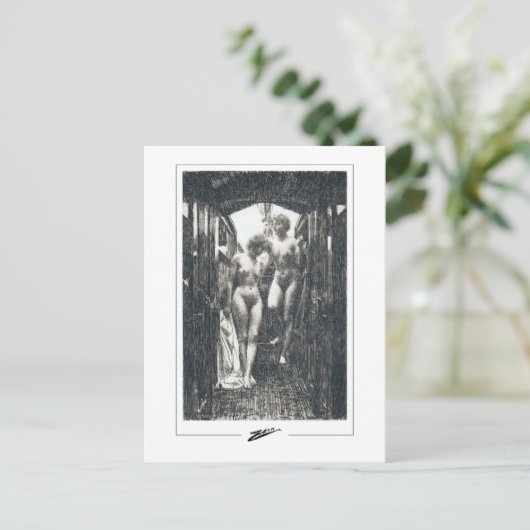 Anders Zorn #279 - Fine Art Postcard Postkarte (Stehend Vorderseite)