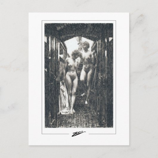 Anders Zorn #279 - Fine Art Postcard Postkarte (Vorderseite)