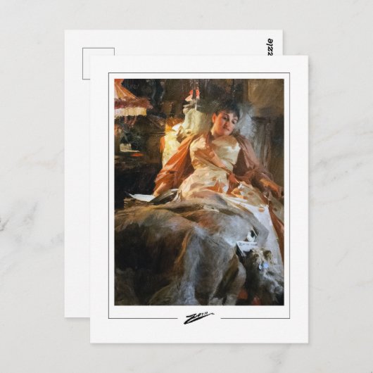 Anders Zorn #28 - Fine Art Postcard Postkarte (Vorne/Hinten)