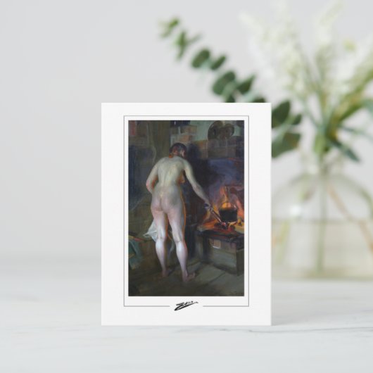 Anders Zorn #312 - Fine Art Postcard Postkarte (Stehend Vorderseite)