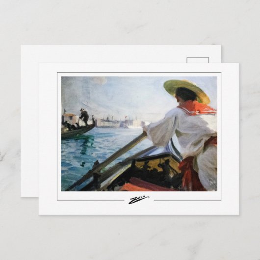 Anders Zorn #319 - Fine Art Postcard Postkarte (Vorne/Hinten)