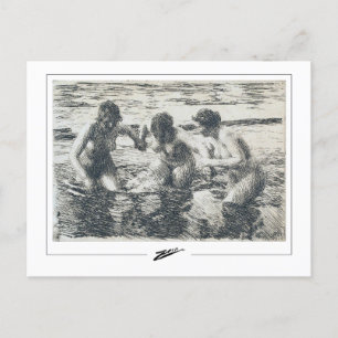 Anders Zorn #328 - Fine Art Postcard Postkarte