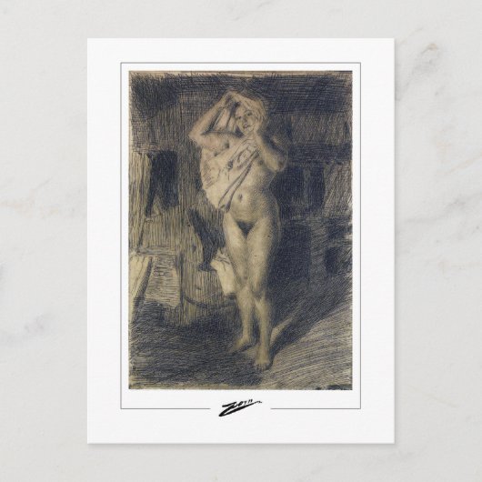 Anders Zorn #335 - Fine Art Postcard Postkarte (Vorderseite)