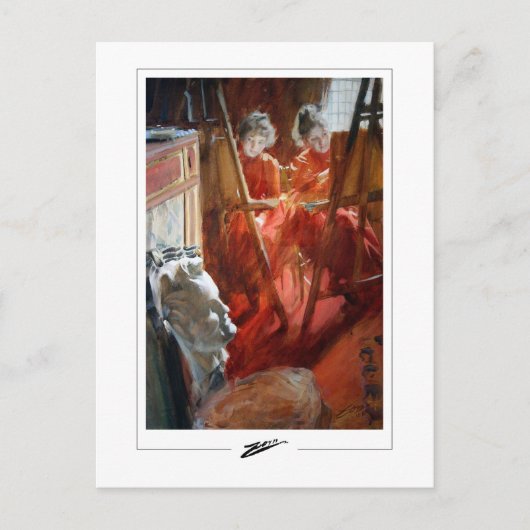 Anders Zorn #366 - Fine Art Postcard Postkarte (Vorderseite)
