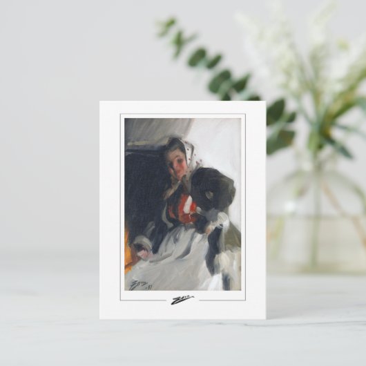 Anders Zorn #368 - Fine Art Postcard Postkarte (Stehend Vorderseite)