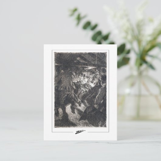 Anders Zorn #371 - Fine Art Postcard Postkarte (Stehend Vorderseite)