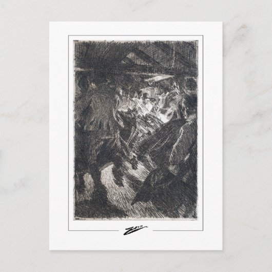 Anders Zorn #371 - Fine Art Postcard Postkarte (Vorderseite)