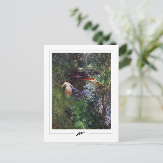 Anders Zorn #3 - Fine Art Postcard Postkarte (Stehend Vorderseite)