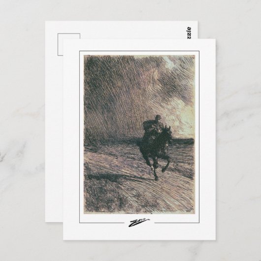 Anders Zorn #54 - Fine Art Postcard Postkarte (Vorne/Hinten)