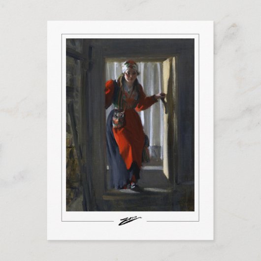 Anders Zorn #80 - Fine Art Postcard Postkarte (Vorderseite)
