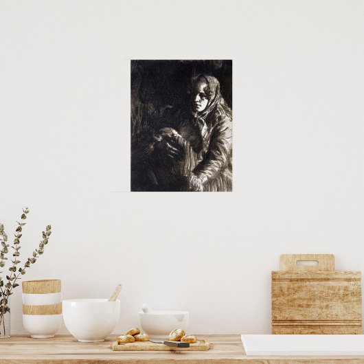 Anders Zorn Madonna Poster (Küche)