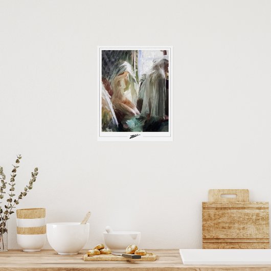 Anders Zorn Zedign Art Poster #12 (Küche)