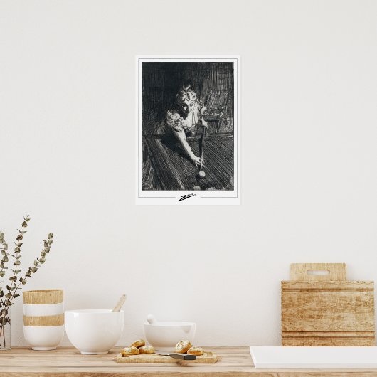 Anders Zorn Zedign Art Poster #309 (Küche)