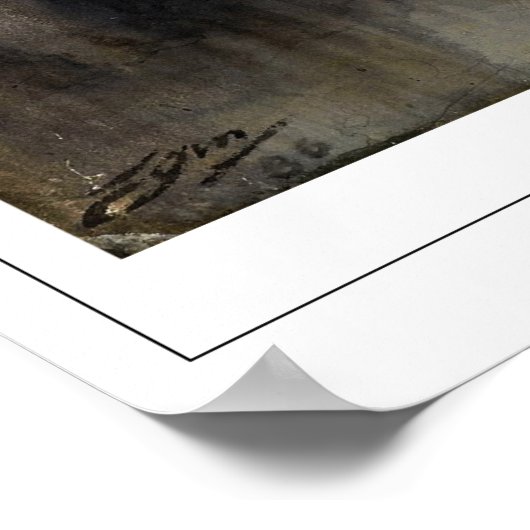 Anders Zorn Zedign Art Poster #316 (Ecke)