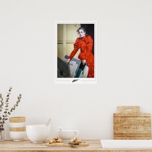 Anders Zorn Zedign Art Poster #363 (Küche)