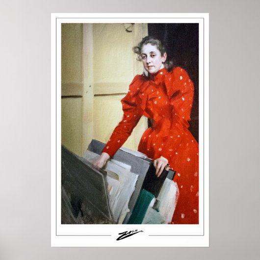 Anders Zorn Zedign Art Poster #363 (Vorne)