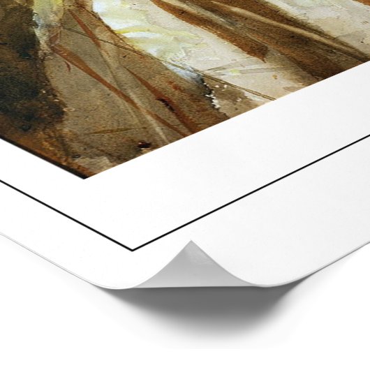 Anders Zorn Zedign Art Poster #89 (Ecke)