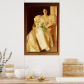 Anders Zorns Portrait von Frau Eben Richards Poster (Küche)