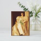 Anders Zorns Portrait von Frau Eben Richards Postkarte (Stehend Vorderseite)