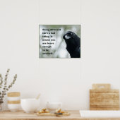 Anders zu sein ist nicht schlecht. poster (Küche)