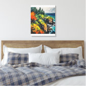 AndersArtistry* ein Pop Farbe in Autum* Leinwanddruck (Insitu (Schlafzimmer))