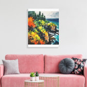 AndersArtistry* ein Pop Farbe in Autum* Leinwanddruck (Insitu (Wohnzimmer))