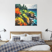 AndersArtistry* ein Pop Farbe in Autum* Leinwanddruck (Insitu (Schlafzimmer))