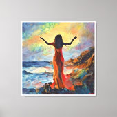 AndersArtistry"Morning Lob* Wasserfarbe Leinwanddruck (Vorderseite)