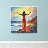 AndersArtistry"Morning Lob* Wasserfarbe Leinwanddruck (Insitu (Holzboden))