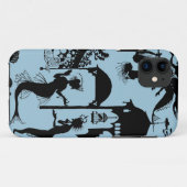 Andersen: Kleine Meerjungfrau-Silhouette Case-Mate iPhone Hülle (Rückseite (Horizontal))