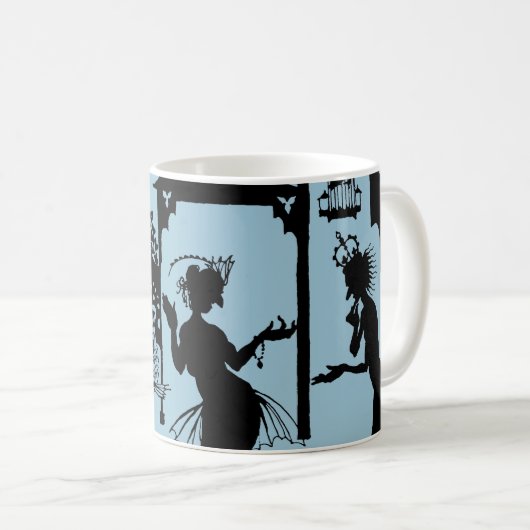 Andersen: Kleine Meerjungfrau-Silhouette Kaffeetasse (VorderseiteRechts)