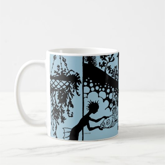 Andersen: Kleine Meerjungfrau-Silhouette Kaffeetasse (Links)