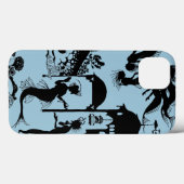 Andersen: Little Mermaid Silhouette Case-Mate iPhone Hülle (Rückseite (Horizontal))