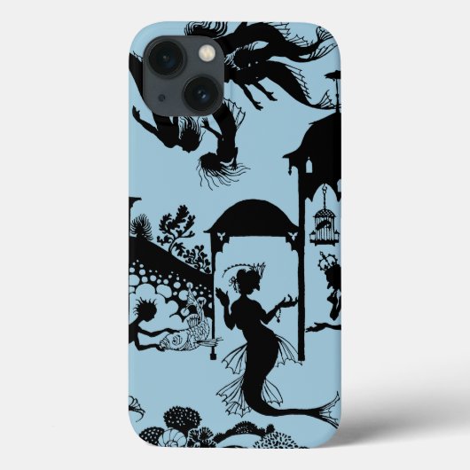 Andersen: Little Mermaid Silhouette Case-Mate iPhone Hülle (Rückseite)