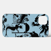Andersen: Little Mermaid Silhouette Case-Mate iPhone Hülle (Rückseite (Horizontal))