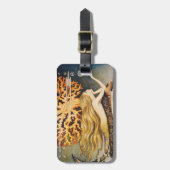 Andersen: Wenig Meerjungfrau-Zeichnen Gepäckanhänger (Vorderseite vertikal)